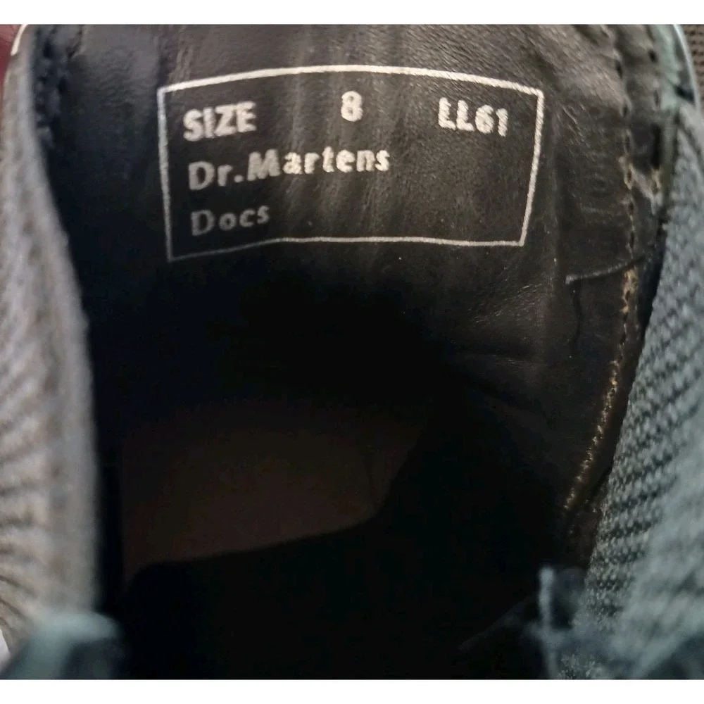 Dr. Martens x Needles Chelsea Boots 2976 Snaffle Black Leather Men's 9 Women 10 - Picture 11 of 11